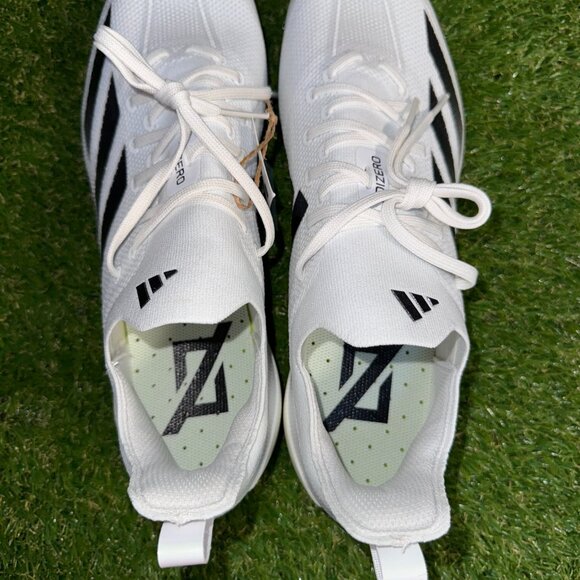 Adidas SM Adizero Electric + Football Cleats White Black IH7451 Men\'s NEW main image 8